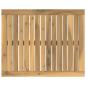 Preview: Tischplatte 60,5 x 49 x 2 cm Rechteckig Massives Akazienholz