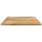 Preview: Tischplatte 60,5 x 49 x 2 cm Rechteckig Massives Akazienholz