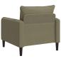 Preview: XL-Sessel Khaki Samt