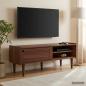 Preview: ARDEBO.de - TV-Schrank BILBAO 114 x 40 x 45 cm Dunkelkaramell