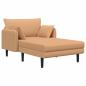 Preview: Große Chaiselongue Beige Bouclé