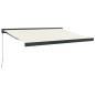 Preview: Markise Einziehbar Creme 3,5x2,5 m Stoff und Aluminium