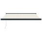 Preview: Markise Einziehbar Creme 3,5x2,5 m Stoff und Aluminium