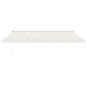 Preview: Markise Einziehbar Creme 4,5x3 m Stoff und Aluminium