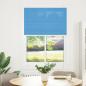 Preview: ARDEBO.de - Plissee Blau 90x100 cm Stoffbreite 89,4 cm Polyester