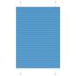 Preview: Plissee Blau 90x100 cm Stoffbreite 89,4 cm Polyester