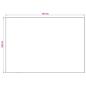 Preview: Teppich ORIZ Schwarzes Diamantmuster 240 x 340 cm
