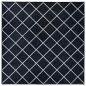 Preview: Teppich ORIZ Schwarzes Diamantmuster 200 x 200 cm