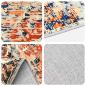 Preview: Teppich ORIZ Orange 200 x 200 cm 100% Polyester