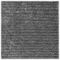 Preview: Teppich Anthrazit 100 x 100 cm 100% Polyester 3 mm Waschbar