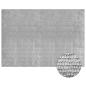 Preview: Teppich Grau 190 x 300 cm 100% Polyester 3 mm Waschbar