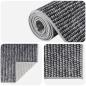 Preview: Teppich Anthrazit 100 x 150 cm 100% Polyester 3 mm Waschbar