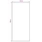 Preview: Teppichläufer FLORNES Gewebt Braun Zickzack 100 x 250 cm PP