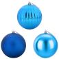 Preview: Weihnachtskugel-Set XXL 4 stk. Blau Durchmesser 20 cm