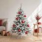 Preview: ARDEBO.de - Weihnachtskugel-Set XXL 3 stk. Rot Durchm. 25 cm Kunststoff