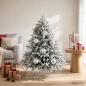 Preview: ARDEBO.de - Weihnachtsbaumkugel Set XL 9 stk. Silber Durchmesser 15 cm