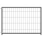 Preview: Hundezwinger Schwarz 300x100x70 cm Stahl