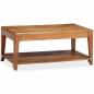Preview: ARDEBO.de - Couchtisch Massivholz 88x50x38 cm