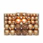 Preview: ARDEBO.de - 100-tlg. Weihnachtskugel-Set 3/4/6 cm Roségold