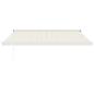 Preview: Markise Einziehbar Creme 3,5x2,5 m Stoff und Aluminium