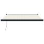 Preview: Markise Einziehbar Creme 3,5x2,5 m Stoff und Aluminium
