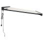 Preview: Markise Einziehbar Creme 3,5x2,5 m Stoff und Aluminium
