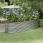 Preview: ARDEBO.de - Hochbeet Verzinkter Stahl 296x80x68 cm Silbern