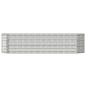 Preview: Hochbeet Verzinkter Stahl 296x80x68 cm Silbern