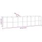 Preview: Hochbeet Verzinkter Stahl 322x100x68 cm Silbern