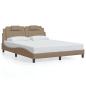 Preview: Bettgestell "Viana" ohne Matratze Cappuccino-Braun 160x200 cm