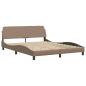 Preview: Bettgestell "Viana" ohne Matratze Cappuccino-Braun 160x200 cm