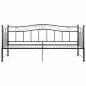 Preview: Ausziehsofa Bettgestell Schwarz Metall 90x200 cm