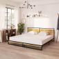 Preview: ARDEBO.de - Bett Metall 200x200 cm
