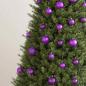 Preview: 100-tlg. Weihnachtskugel-Set Lila