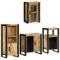 Preview: ARDEBO.de - Badezimmermöbel-Set 4 stk. Braun 55 x 35 x 60 cm