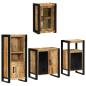 Preview: Badezimmermöbel-Set 4 stk. Braun 55 x 35 x 60 cm