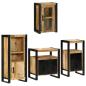 Preview: ARDEBO.de - Badezimmermöbel-Set 4 stk. Braun 55 x 35 x 60 cm