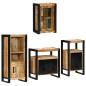 Preview: Badezimmermöbel-Set 4 stk. Braun 55 x 35 x 60 cm