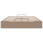Preview: Ottoman-Bett ohne Matratze Cappucino 140x190cm Kunstleder