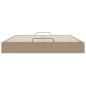 Preview: Ottoman-Bett ohne Matratze Cappucino 160x200cm Kunstleder