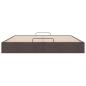 Preview: Ottoman-Bett ohne Matratze Dunkelbraun 180x200 cm Stoff