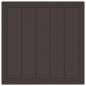 Preview: Garten Essgruppe 5 stk. Braun Polypropylen