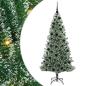 Preview: Künstlicher Weihnachtsbaum beschneit mit LED Licht 180 cm
