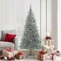 Preview: ARDEBO.de - Künstlicher Weihnachtsbaum beschneit mit LED Licht 180 cm