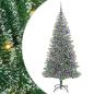 Preview: Künstlicher Weihnachtsbaum beschneit mit LED Licht 180 cm