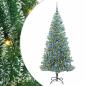 Preview: Künstlicher Weihnachtsbaum beschneit mit LED Licht 180 cm