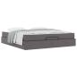Preview: Bettgestell mit Matratze Sonstiges 2 Stk. Grau PVC