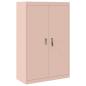 Preview: Aufbewahrungsschrank Rosa 90 x 40 x 140 cm Stahl