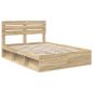 Preview: Bettrahmen Sonoma 140 x 200 cm Massives Kiefernholz