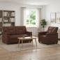 Preview: ARDEBO.de - Sofa-Set 2 pcs Braun Kunstleder